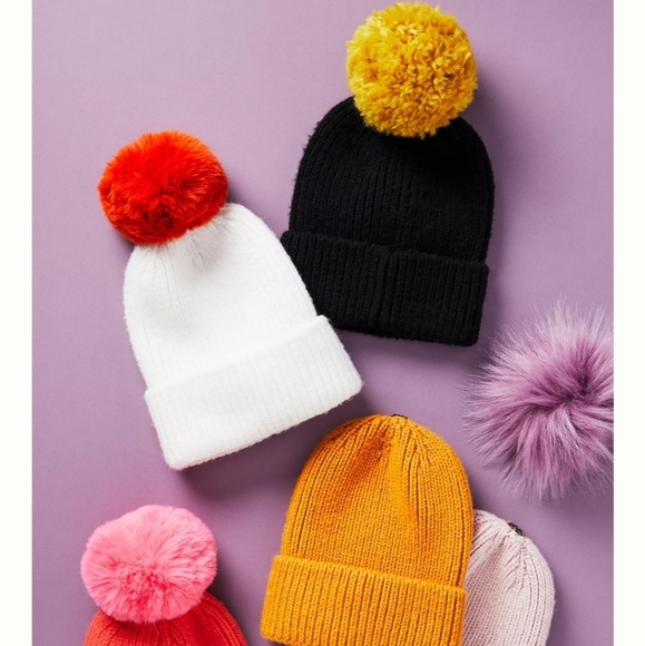 Anthropologie "Pick-a-pom" Golden Yellow Yarn Pom - Picture 5 of 7